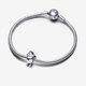 Pandora ékszer Síelő pingvin ezüst charm 792988C01
