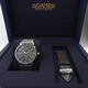 Roamer Valais szürke számlapos dupla szíjas férfi óra 988833415505