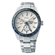 Seiko Presage Sharp Edged GMT Zero Halliburton Limited Edition fehér férfi óra SPB269J1