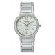 Seiko Solar ezüst színű női óra Swarovski kristállyal SUP467P1