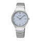 Seiko Classic fémcsatos világoskék számlapos női karóra SUR549P1