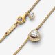 Pandora ékszer Kiemelt szív shine nyaklánc 368425C01-45