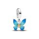 Pandora ékszer Club Charm 2024 pillangó ezüst charm 763082C01