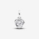 Pandora ékszer Áttetsző örökkévalóság körök függő ezüst charm 793125C04