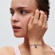 Pandora ékszer  Zöld örökkévalóság körök függő ezüst charm 793125C05