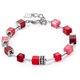 Coeur de Lion  GeoCUBE iconic piros karkötő 2700/30-0300