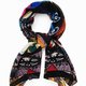 Desigual Malaga pliszírozott színes sál 24SAWA19