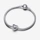 Pandora ékszer Áttört anya és szív ezüst charm 793233C01