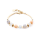 Coeur de Lion Szürke barack arany karkötő 4425/30-1229