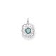 Thomas Sabo Nyolcszög alakú színes ezüst medál PE961-340-7