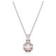 Swarovski Június rózsaszín köves nyaklánc 5652044