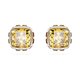 Swarovski November sárga köves bedugós fülbevaló 5660802