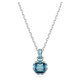 Swarovski December sötétkék köves nyaklánc 5651707