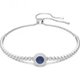 Swarovski Subtle állítható karkötő kék kristállyal 5415428