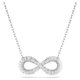 Swarovski Hyperbola végtelen ezüst színű nyaklánc 5679434