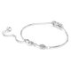 Swarovski Hyperbola ezüst színű végtelen karkötő 5679664
