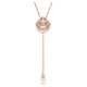 Swarovski Idyllia kagylós rozé Y nyaklánc 5680299