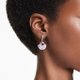 Swarovski Idyllia ezüst színű kagyló fülbevaló rózsaszín kristállyal 5680295
