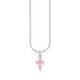 Thomas Sabo Ezüst nyaklánc rózsaszín kereszt medállal KE2226-051-9-L45v