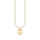 Thomas Sabo Aranyozott ezüst szív medál nyakláncon KE2234-413-39-L45v