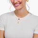 Thomas Sabo Aranyozott ezüst nyaklánc rózsa medállal KE2269-413-39-L45v