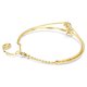 Swarovski Chroma dupla arany színű karperec piros szívvel 5683835