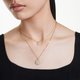 Swarovski Meteora dupla soros arany színű nyaklánc 5683442