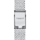 Tissot Lovely négyszögletes ezüst színű női óra gyémántokkal T0581091103600