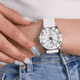 Tissot Seastar 1000 quartz fehér számlapos szilikon szíjas karóra T1202101711600