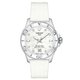 Tissot Seastar 1000 quartz fehér számlapos szilikon szíjas karóra T1202101711600