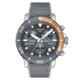 Tissot Seastar 1000 quartz szürke és narancs szövet szíjas chronograph búváróra T1204171708101