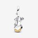 Pandora ékszer Kéttónusú majom függő charm 763343C01
