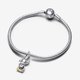 Pandora ékszer Kéttónusú majom függő charm 763343C01