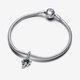 Pandora ékszer Opálfényű zöld pálmafa függő ezüst charm 793352C01
