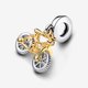 Pandora ékszer Forgó kerekű kéttónusú bicikli függő charm 763354C01