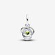 Pandora ékszer Tavasz zöld örökkévalóság körök függő ezüst charm 793125C08