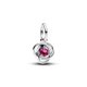 Pandora ékszer Pink örökkévalóság körök függő ezüst charm 793125C10