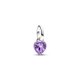 Pandora ékszer ME lila chakra szív ezüst mini függő charm 793042C04
