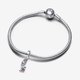 Pandora ékszer Disney Daisy kacsa függő ezüst charm 793249C01