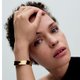 Pandora ékszer Organikus formájú széles shine nyitott karperec 