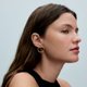 Pandora ékszer Organikus formájú kör shine fülbevaló 263265C00