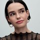 Pandora ékszer Organikus formájú nyitott shine karika fülbevaló 263299C00