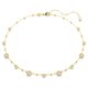 Swarovski Imber arany színű nyaklánc áttetsző kristályokkal 5680090