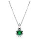 Swarovski Május zöld köves nyaklánc 5651793