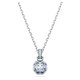 Swarovski  Március világoskék köves nyaklánc 5651794