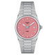 Tissot PRX quartz rózsaszín számlapos karóra T1372101133100