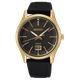 Seiko Fekete számlapos szilikonszíjas quartz férfi karóra SUR560P1
