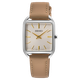 Seiko Négyszögletes bőrszíjas női karóra SWR089P1