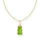 Thomas Sabo Aranyozott ezüst nyaklánc zöld Haribo gumi macival KE2209-414-6-L45V