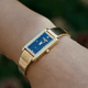 Roamer Elegance Diamond fekete számlapos arany szíjas női karóra 866845485520